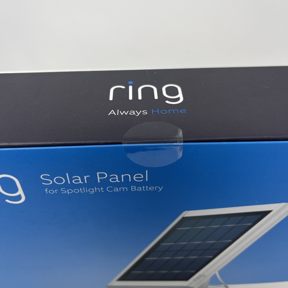 Ring Solar Panel for Spotlight Cam Battery White 8ASPS7-WEN0 New - Picture 2 of 4